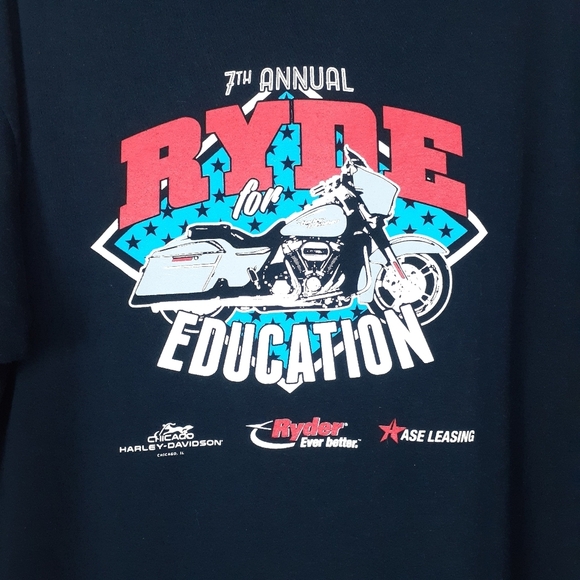 Harley Davidson Tee L Grand Rapids Ride for Education 911 - Picture 3 of 5